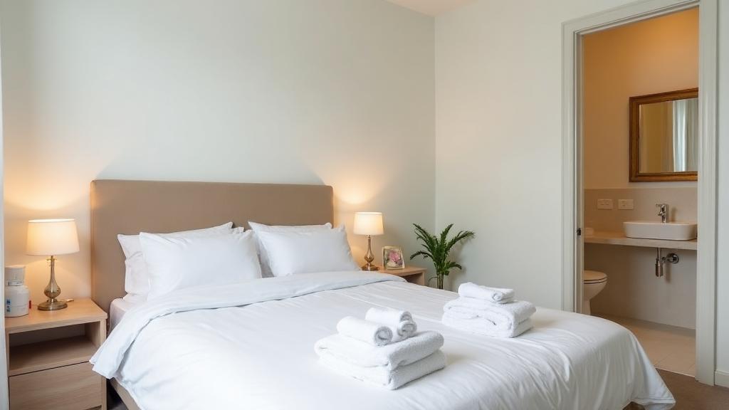 Beautifully staged Airbnb rental after turnover cleaning